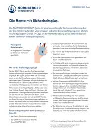 PDF-Download:Die Nürnberger Dax-Rente